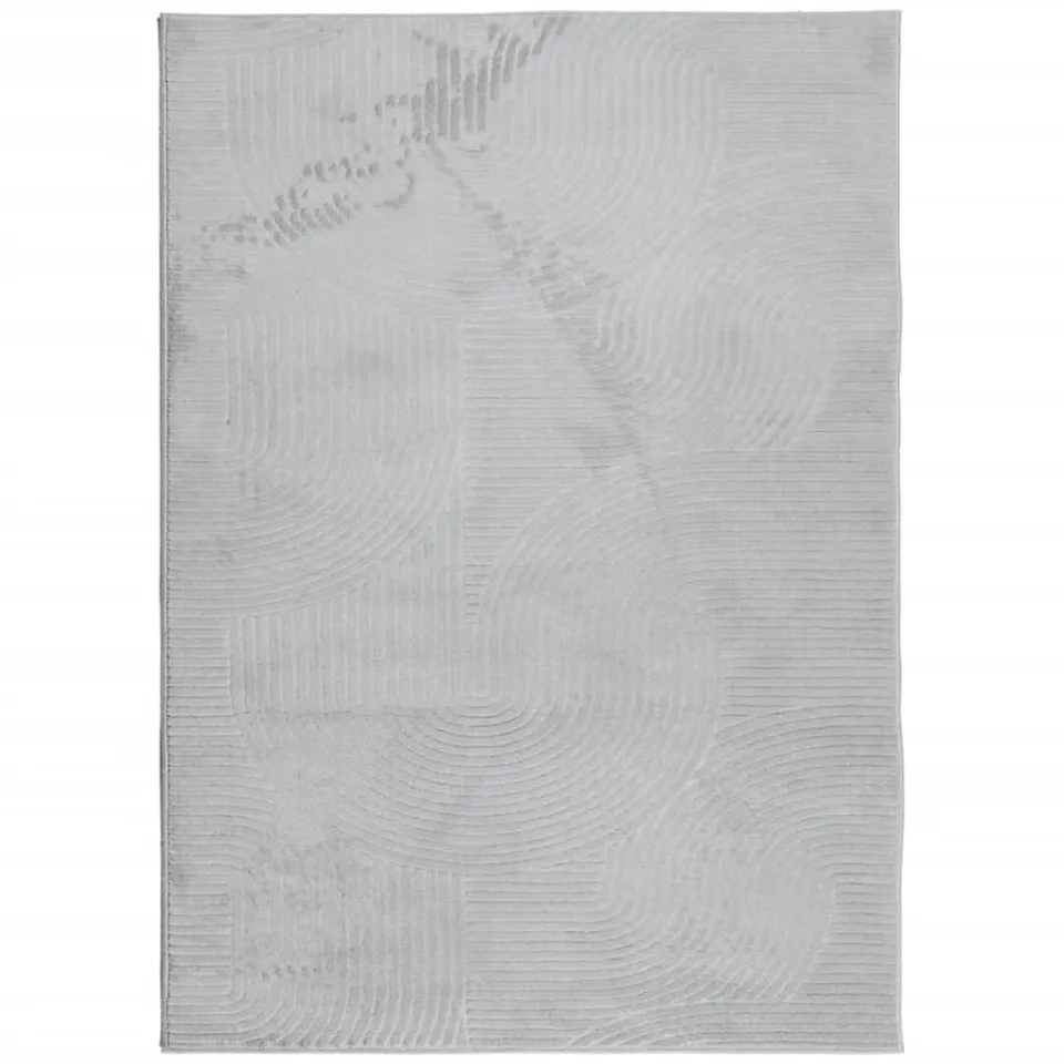vidaXL Vloerkleed IZA laagpolig Scandinavisch 200x280 cm grijs, foto 3