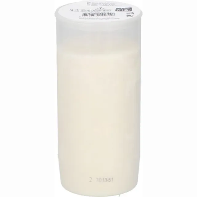 Tom & Tom Grafkaars In Houder 14 Cm Wax Wit/transparant