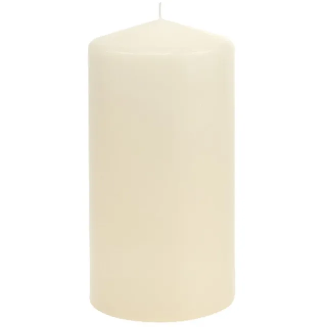 Wiedemann Kerzen Stompkaars 200/100 crème 4 stuks Beige