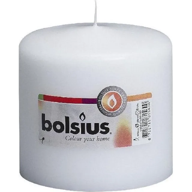 Bolsius Stompkaars - 100/100 mm - 8 stuks - Wit