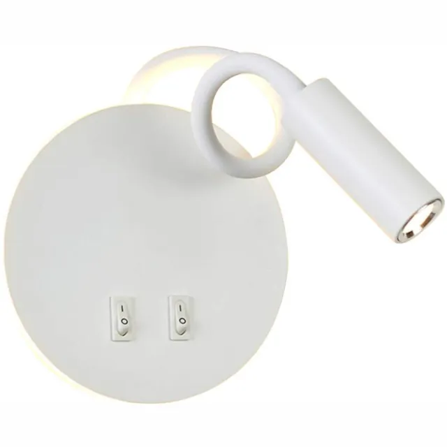 CRLYN® Bedlampjes Hoofdbord - Leeslampjes - Bedlamp Slaapkamer Volwassenen Wit