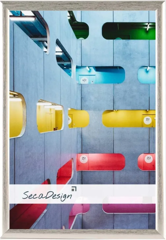 SecaDesign Materia Fotolijst - Fotomaat 13x18 cm - Zilver / Champagne