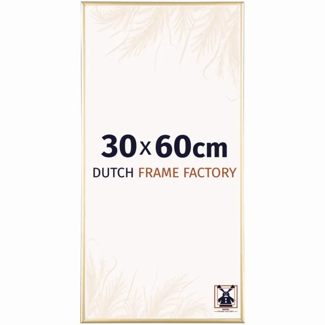 Dutch Frame Factory Fotolijst 30x60 cm - Aluminium - Goud - Kampen