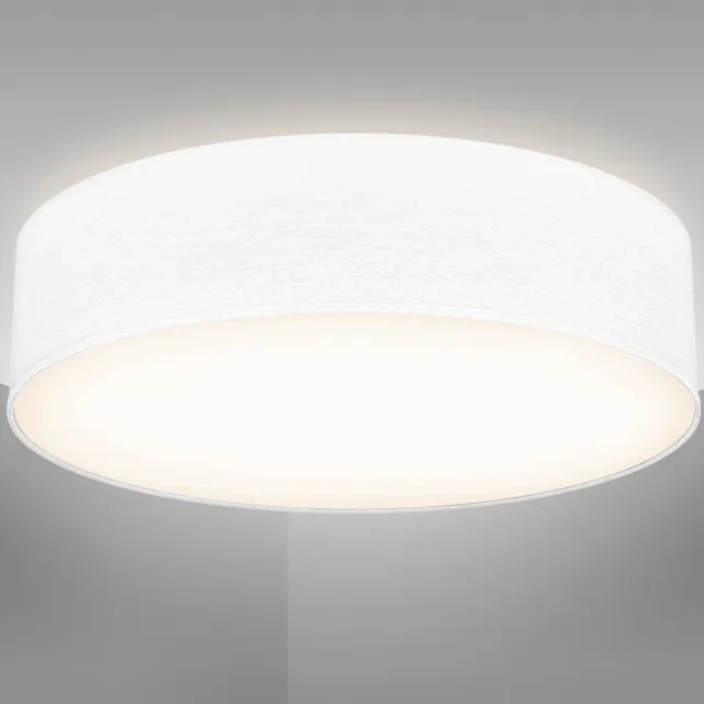 Briloner B.K.Licht - Plafondlamp - Ø38cm - wit - excl. 2x E27 lichtbronnen