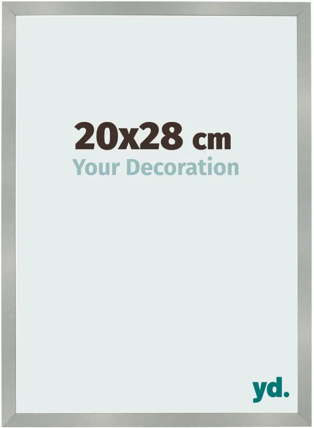 yd. Your Decoration - Fotolijst 20x28 cm - MDF - Aluminium Geborsteld - Bologna