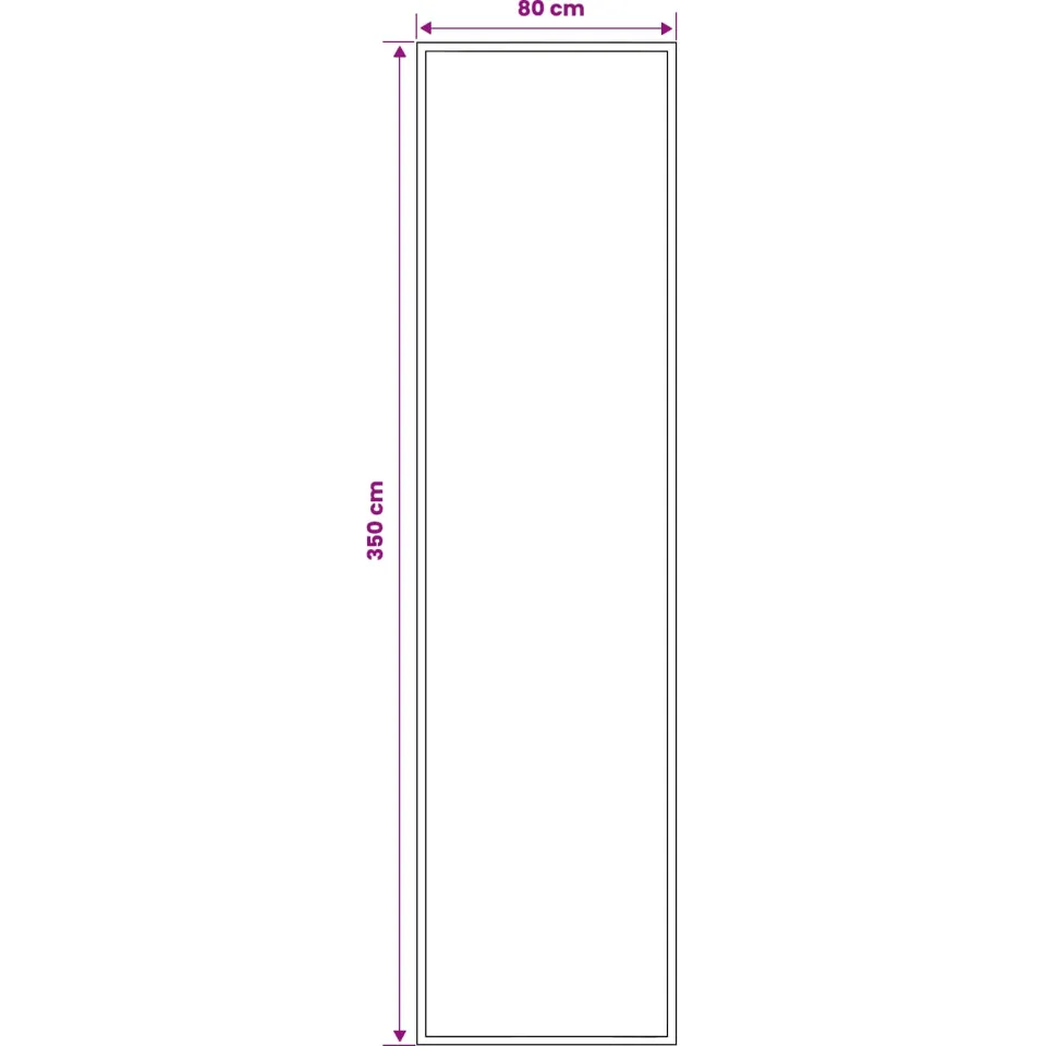 vidaXL Tapijtloper FLORNES Geweven Rood Diamanten 80 x 350 cm PP 7 mm, foto 4