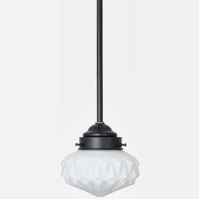 Coloured by Art Hanglamp Eternal Star Moonlight - Art Deco Trade Zwart