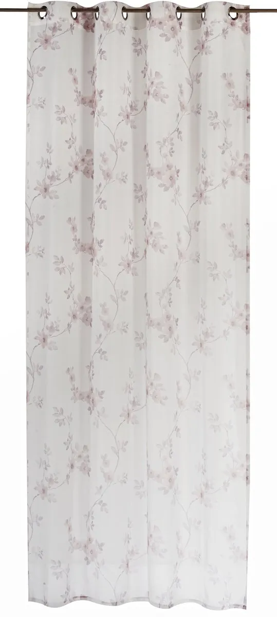 Elbersdrucke Gordijn met oogjes Kyoto 255x140 cm beige-wit WeißBeige