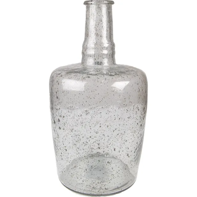Clayre & Eef Vaas Ø 21x38 cm Glas Transparant