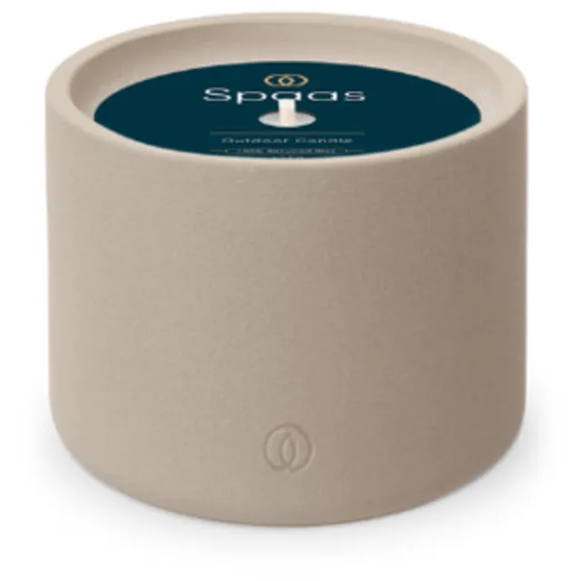 Spaas Urban Flame Buitenkaars cementlook ± 15 branduren crème