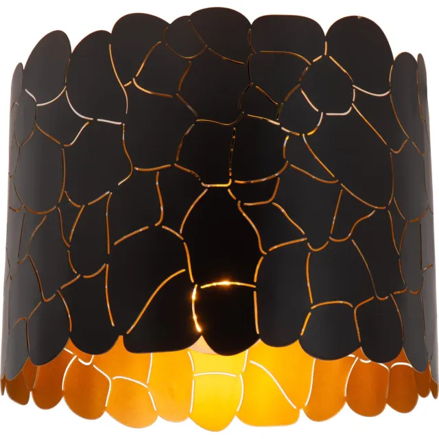 Lucide Plafondlamp Almelo Zwart ⌀25,5cm