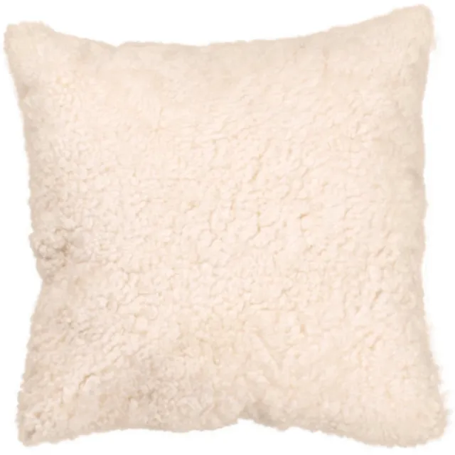 Van Buren Sinds 1861 Schapenvacht kussen | Teddy offwhite - Crossbreed 45x45cm