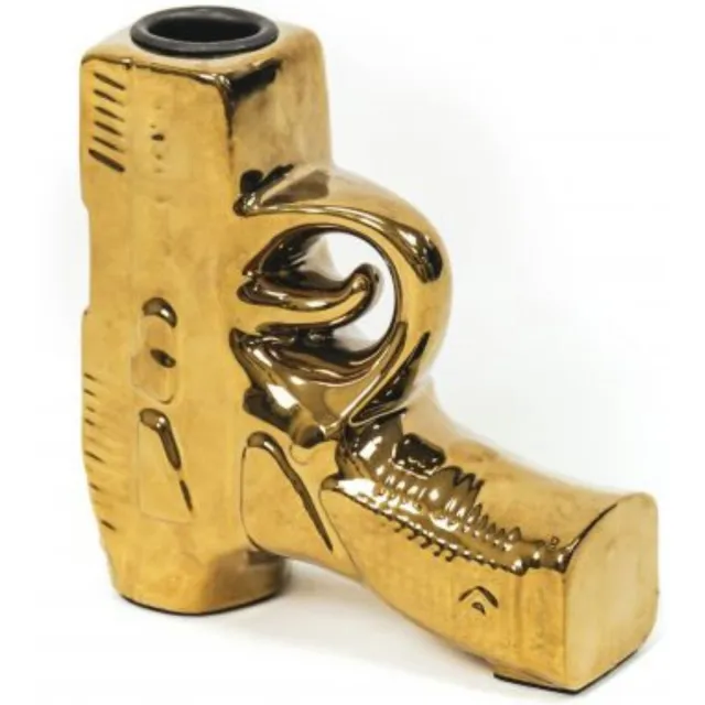 Housevitamin Kandelaar 'Gun' Goud - Decoratie - Gouden Kaarsenhouder