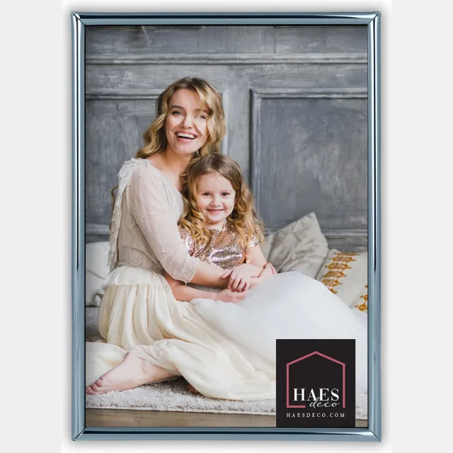 HAES deco Verzilverde Fotolijst Como voor 1 foto van 13x18 cm - VP12118