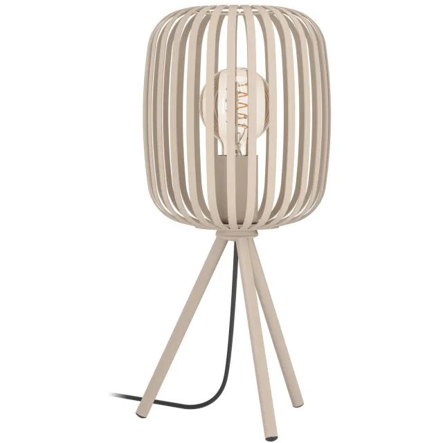 EGLO Romazzina Tafellamp - E27 - Ø 20 cm - Zandkleur Zand;