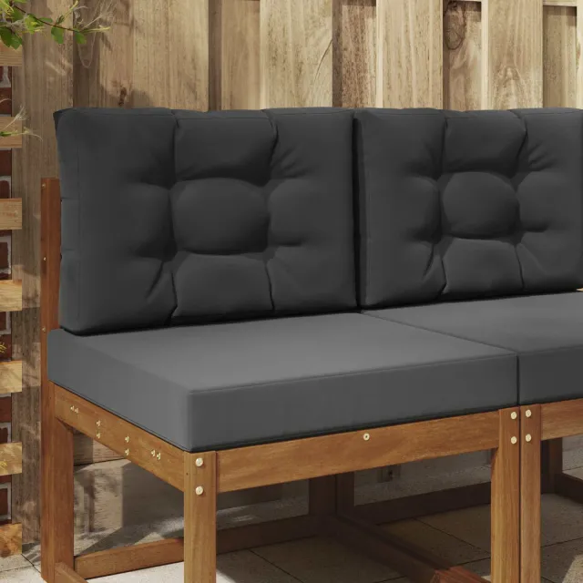 vidaXL Buiten bankkussen Polyester Antraciet 60 x 60 cm Anthraciet