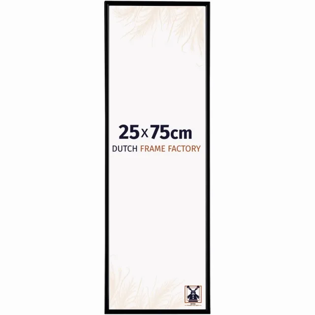 Dutch Frame Factory Fotolijst 25x75 cm - Kunststof - Zwart Mat - Easy