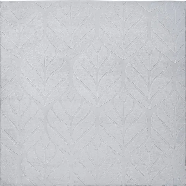Beliani MITCHELL - Vloerkleed - Lichtgrijs - 160 x 160 cm - Kunstbont
