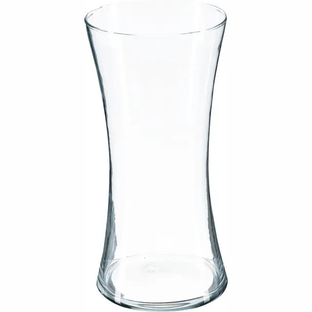 Atmosphera bloemenvaas Armado - Taps model - transparant - glas - 30 x 14 cm