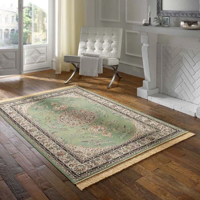 Tapeso Perzische loper - Regal Victor groen 67x210
