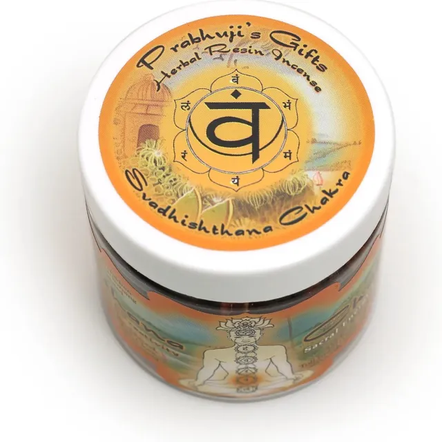 Prabhuji's Gifts Wierookhars 'Chakra', Svadhishtana, 2e chakra, Prabhuji's Gifts, 68 gram