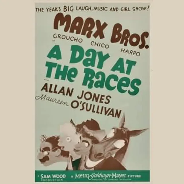 Catch Projecten Klassieke filmposter - A Day at the Races Kleur