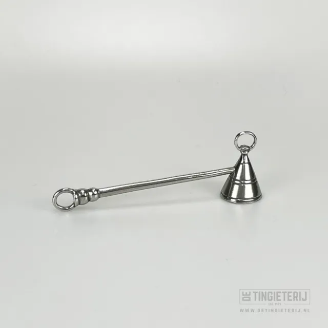 De tingieterij Tinnen Kaarsendover - Elegant & Handgemaakt - Tafelbenodigheden - Gedekte tafel - Luxe kaarsendover - Uniek en handgemaakt Zilver