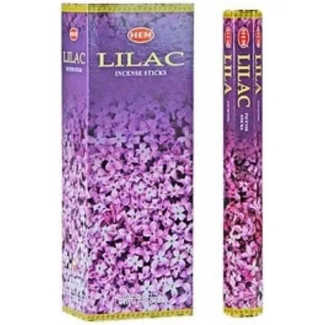 HEM Wierook - Lilac - Slof (6 pakjes/120 stokjes) Transparant
