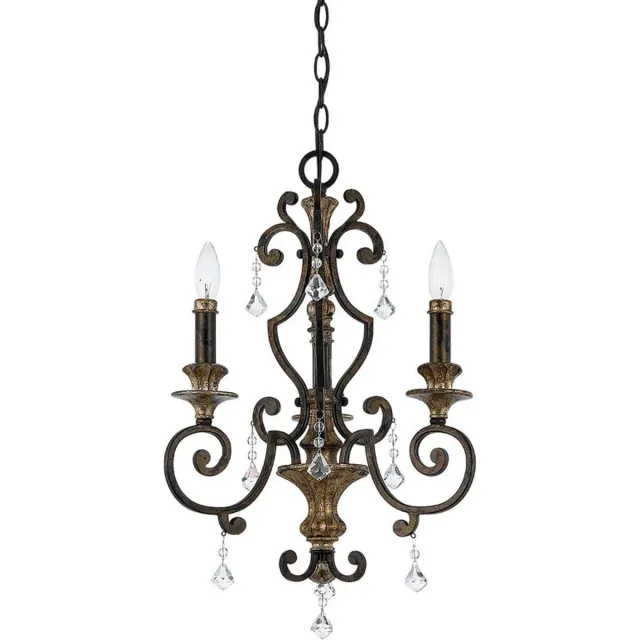 Steady Lighting Moderne Kroonluchter - Steady Lighting - Metaal - Modern - E14 - L: 45.7cm - Voor Binnen - Woonkamer - Eetkamer - Blauw