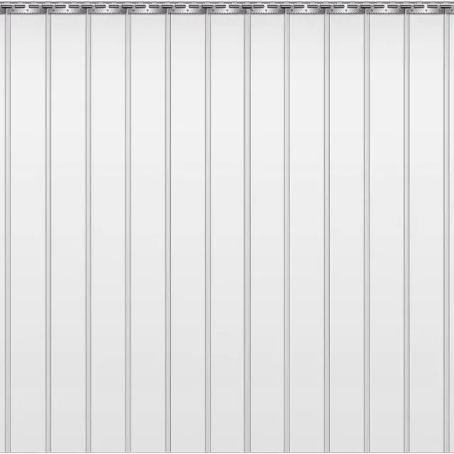 Happiq PVC stripgordijn - 183 x 213 cm 13 - voor Thuis en Professioneel Gebruik Gray