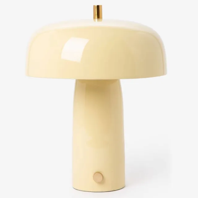 Sissy-Boy oplaadbare tafellamp Cupola small (Ø18x23 cm) Geel