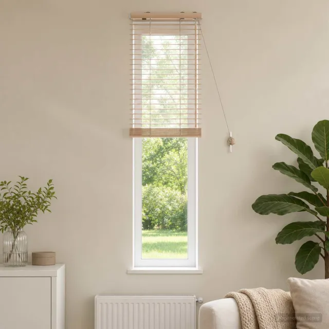 vidaXL Venetiaanse jaloezie Eiken Look 45 x 160 cm 35 mm