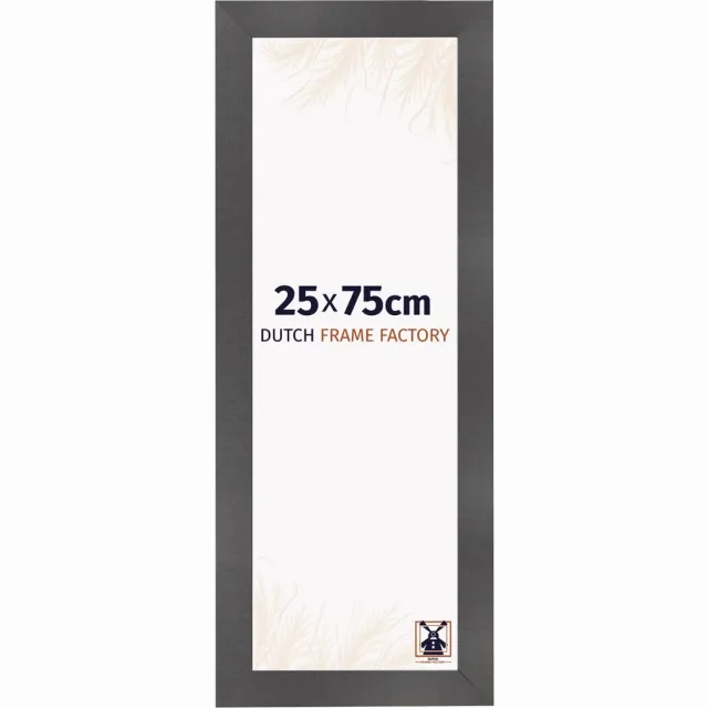 Dutch Frame Factory Fotolijst 25x75 cm - MDF - Zwart Mat - Praag