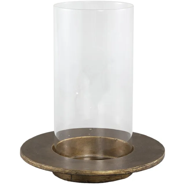 PTMD Windlicht Vinder - Goud - 22x22x25.5cm