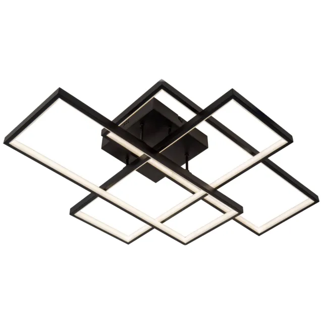 Lucide LOKERO - Plafonnière - LED Dimb. - CCT - 1x60W 2700K/ LOKERO zwart