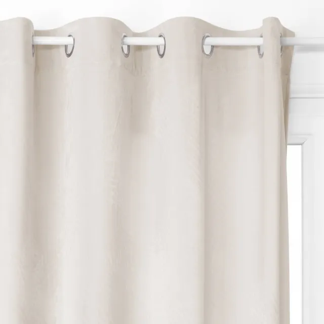Atmosphera Créateur d'intérieur® Verduisteringsgordijn DOLCE van fluweel Ivoire