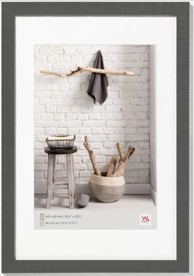 Walther Home - Houten lijst - Fotoformaat 40x60 cm - Grijs