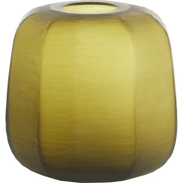 Light & Living Light&living Vaas Ø23x24 cm PACENGO geel-olijf groen