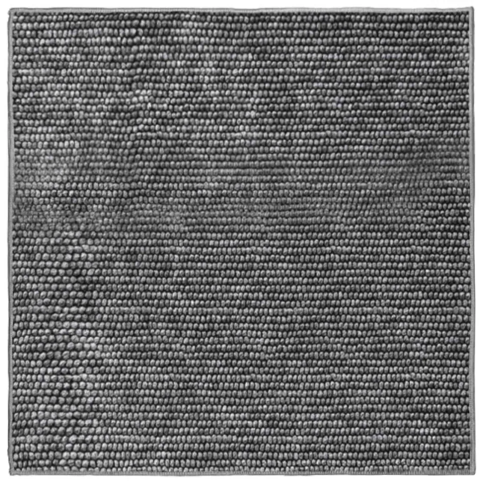 vidaXL Vloerkleed Antraciet 100 x 100 cm 100% Polyester 3 mm Wasbaar