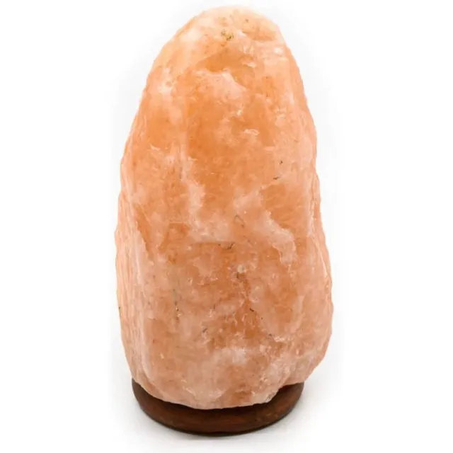 Spiru Himalaya Zoutsteen Lamp - 3-4 kg - Oranje Zwart