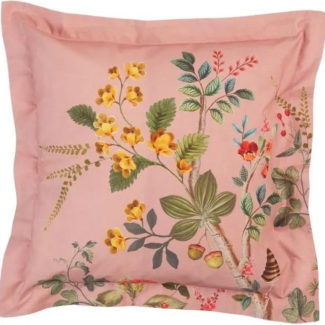 Pip Studio Wild And Tree Square Sierkussen Pink 45 x 45 cm Roze
