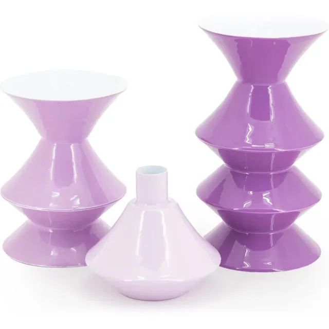 Furnilux Kaarsenhouder set Yack - lilac - 10x10x19 cm