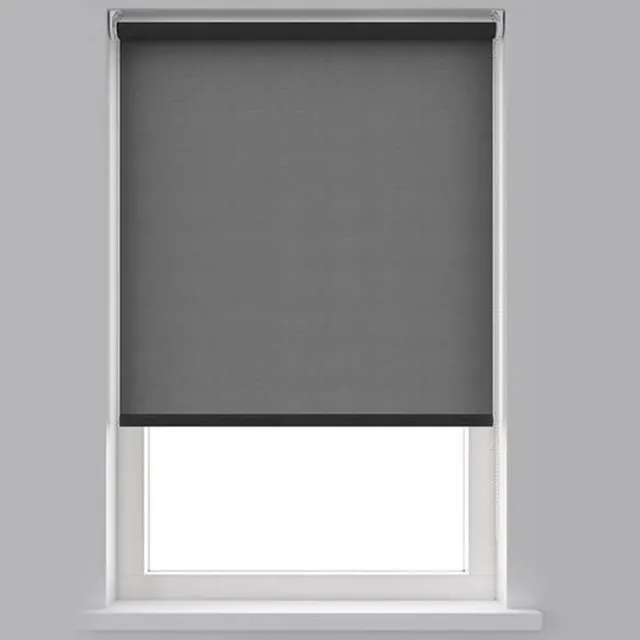 Decosol Rolgordijn Lichtdoorlatend - Zwart (5741) - 120 x 190 cm