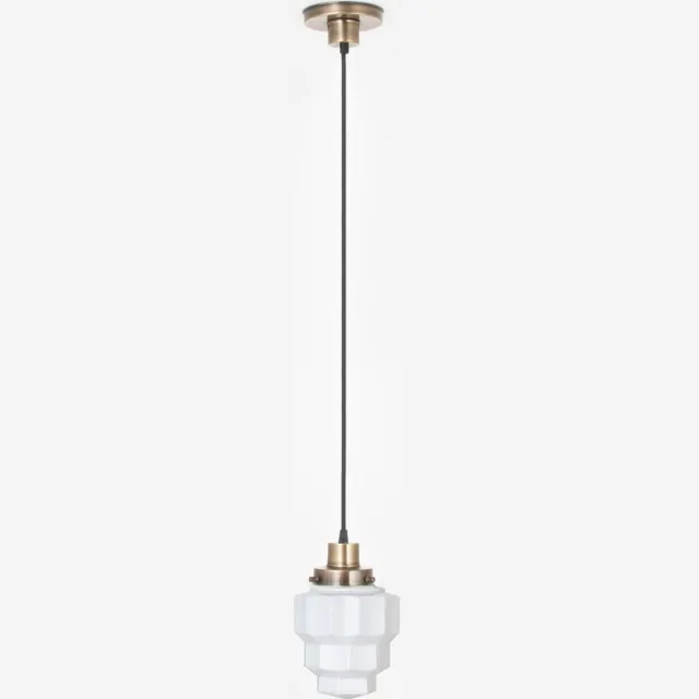 Coloured by Art Hanglamp aan snoer Empire 20's Brons - Art Deco Trade