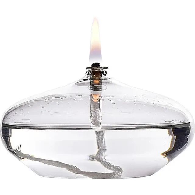 KimDo Olielamp glas - S - voor binnen - Kandelaar - transparant kandelaars - Decoratie woonkamer - accessoires