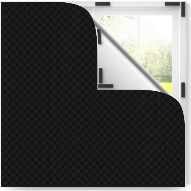 Inwee Verduisteringsrolgordijn - 100% Totale Verduistering - 1 stuk - 300x145 cm - Oxford stof Magneten