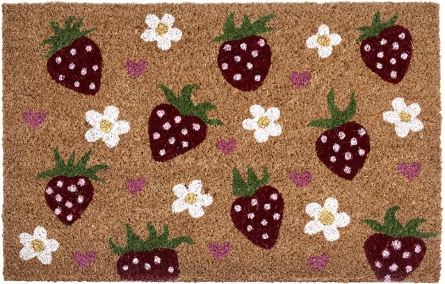 Beliani SHAININ - Deurmat - Meerkleurig - 50 x 80 cm - Kokos