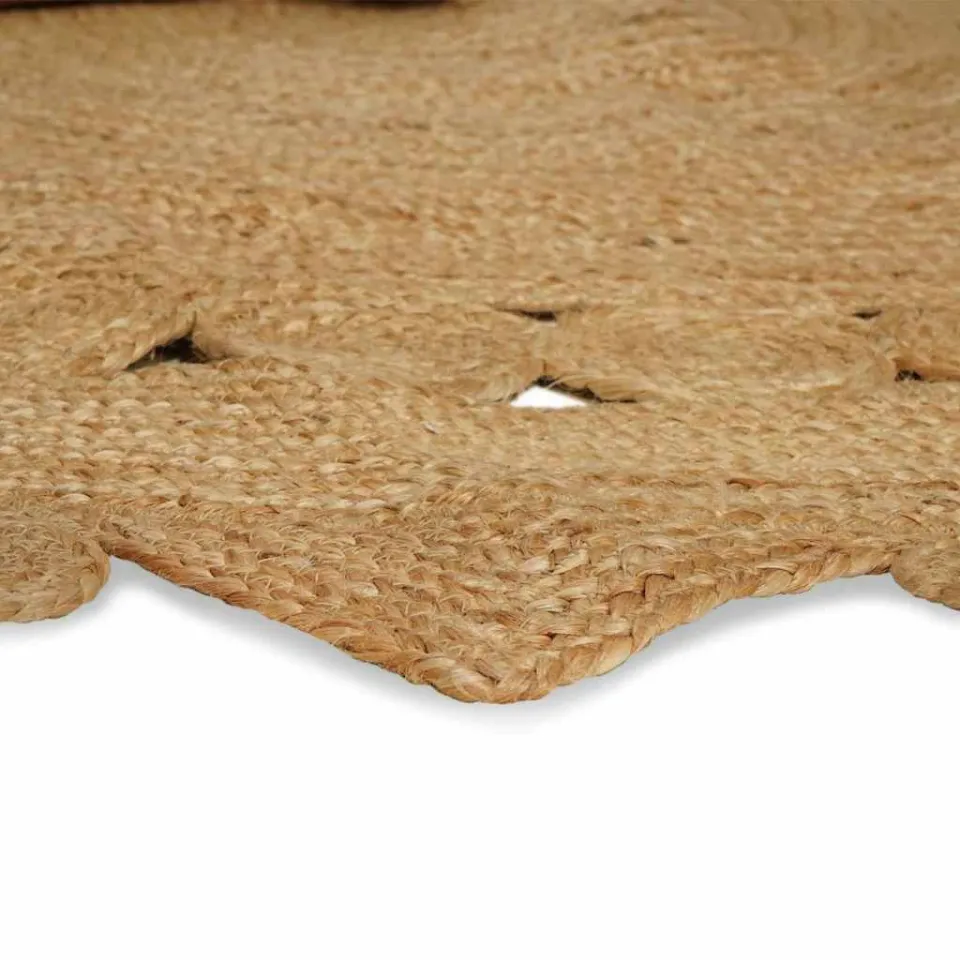 vidaXL Gebied Tapijt Naturel 205 x 305 cm Jute, foto 4