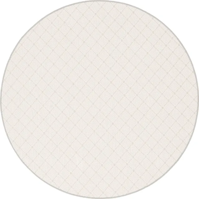 Snapstyle Binnen- en buitentapijt vloerkleed Oslo trend rond Zilver