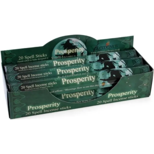 Lisa Parker wierook Prosperity Spell - Doos van 6 pakjes groen